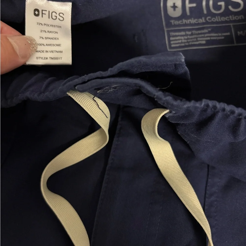 Fig’s men’s navy blue Cairo pants